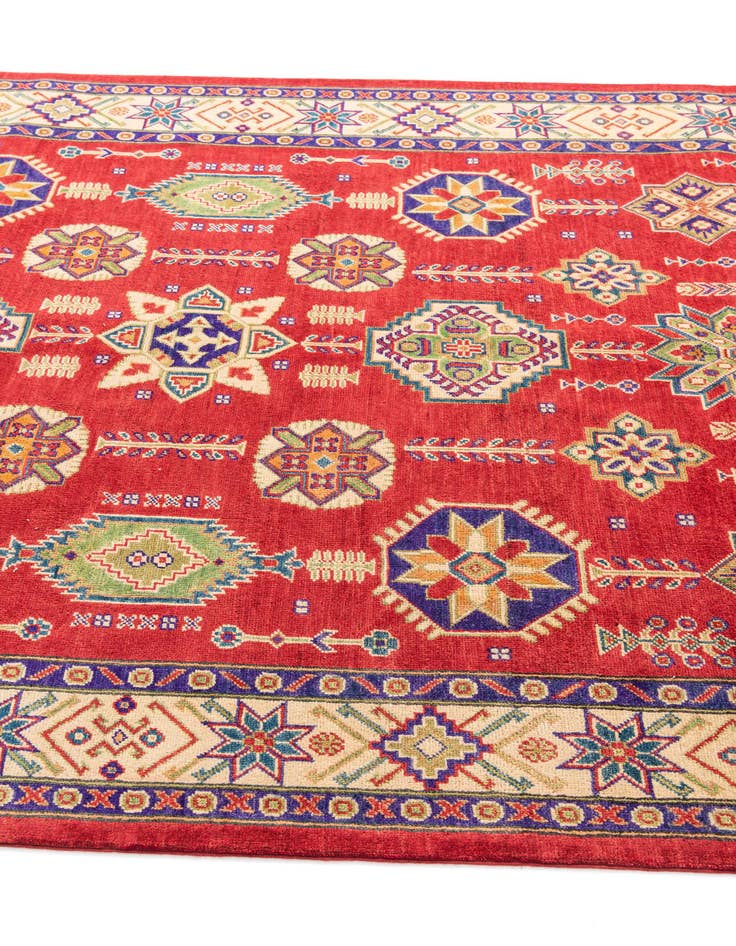 Detail image of  5' 6 x 8' 7  Hand Knotted Kazak Rug