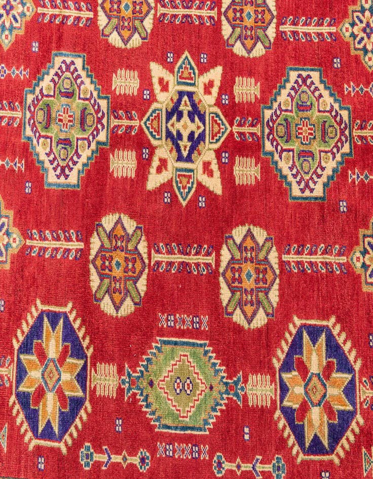 Detail image of  5' 6 x 8' 7  Hand Knotted Kazak Rug