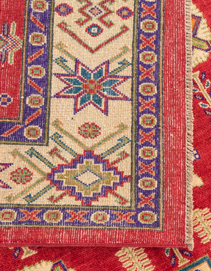 Detail image of  5' 6 x 8' 7  Hand Knotted Kazak Rug
