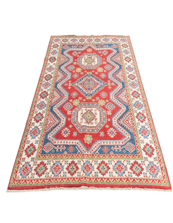 Detail image of  6' x 8' 9  Hand Knotted Kazak Rug