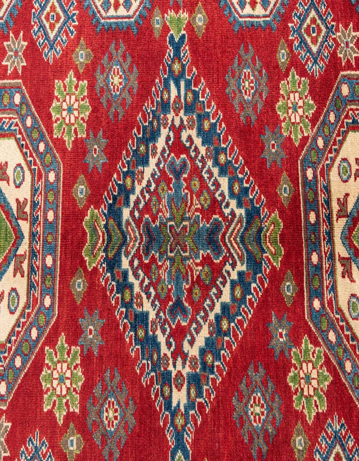 Detail image of  6' x 8' 9  Hand Knotted Kazak Rug