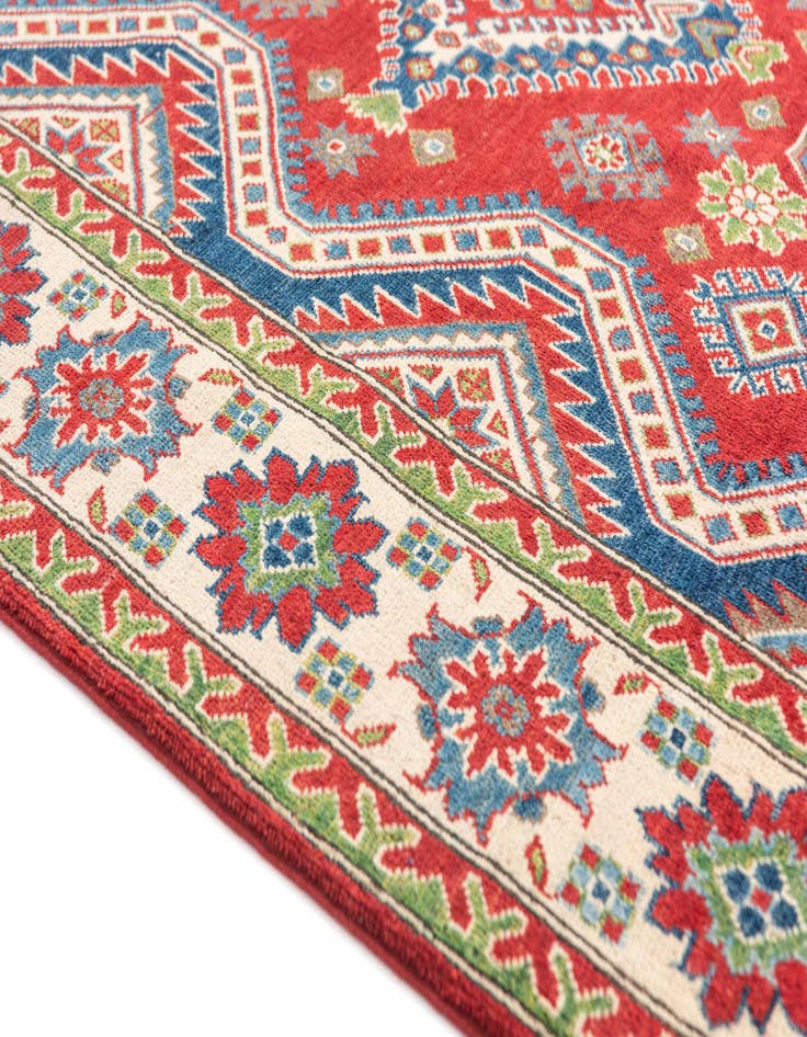 Detail image of  6' x 8' 9  Hand Knotted Kazak Rug