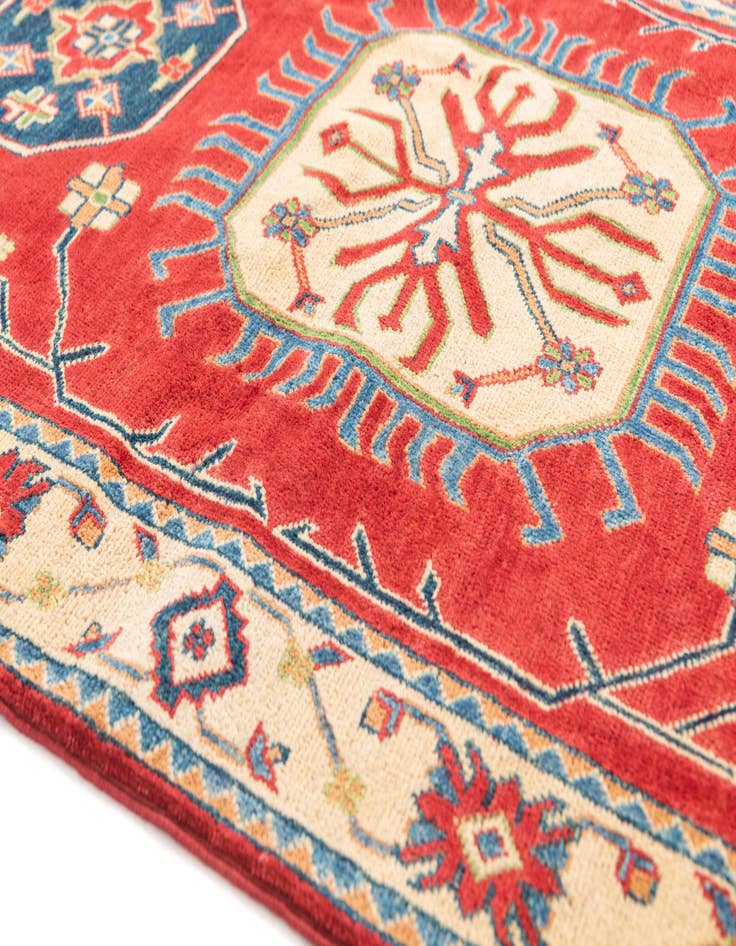 Detail image of  3' 4 x 5'  Hand Knotted Kazak Rug