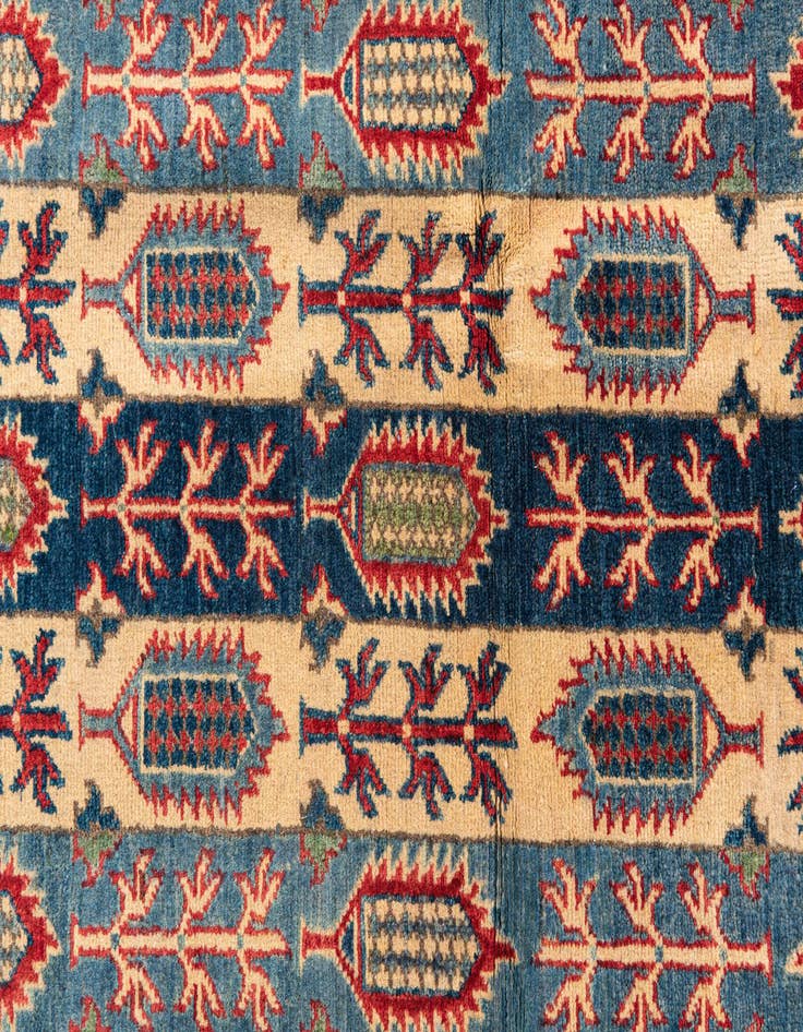 Detail image of  3' 3 x 5'  Hand Knotted Kazak Rug