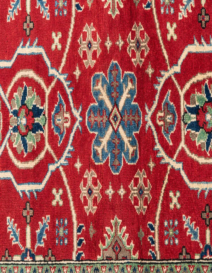 Detail image of  3' 4 x 5'  Hand Knotted Kazak Rug
