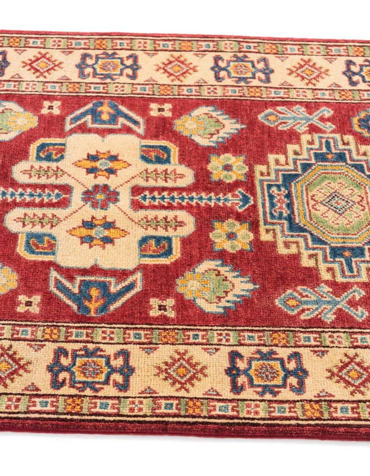 Detail image of  2' 8 x 4'  Hand Knotted Kazak Rug