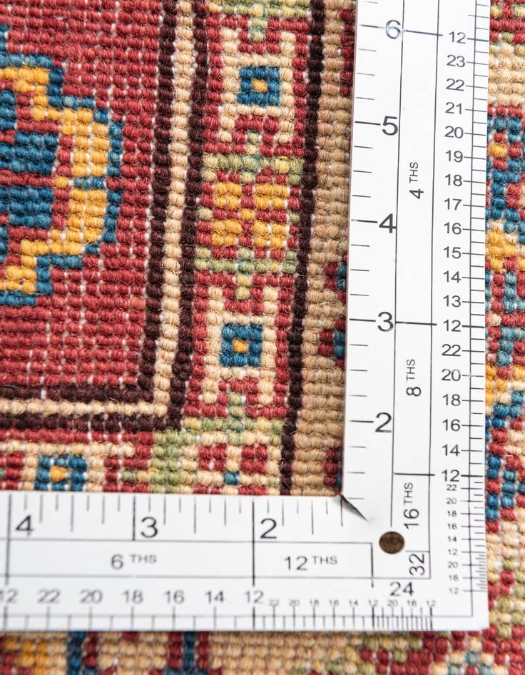 Detail image of  2' 8 x 4'  Hand Knotted Kazak Rug