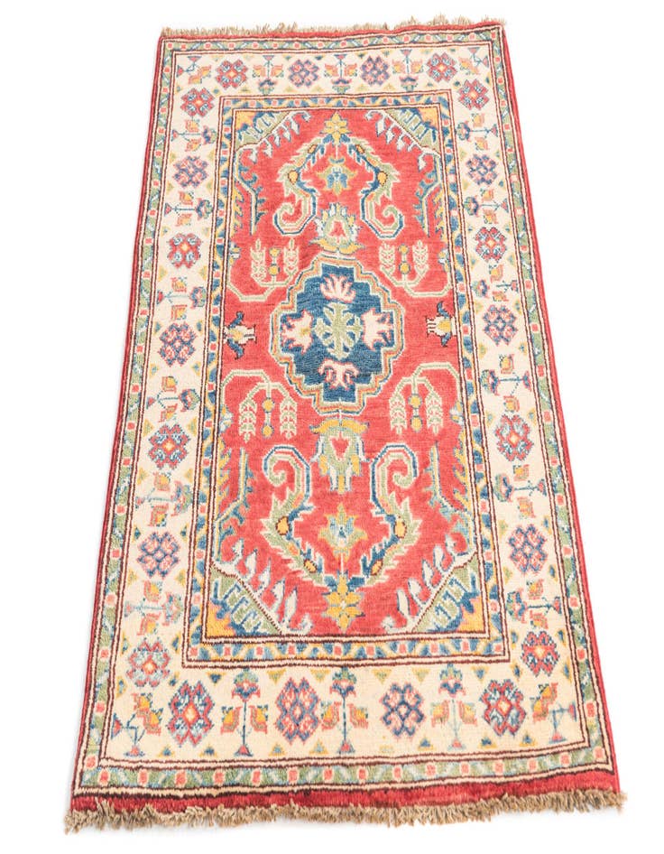 Detail image of  2' 8 x 4' 2  Hand Knotted Kazak Rug