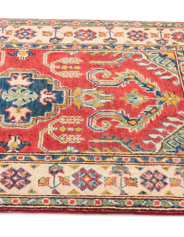 Detail image of  2' 8 x 4' 2  Hand Knotted Kazak Rug