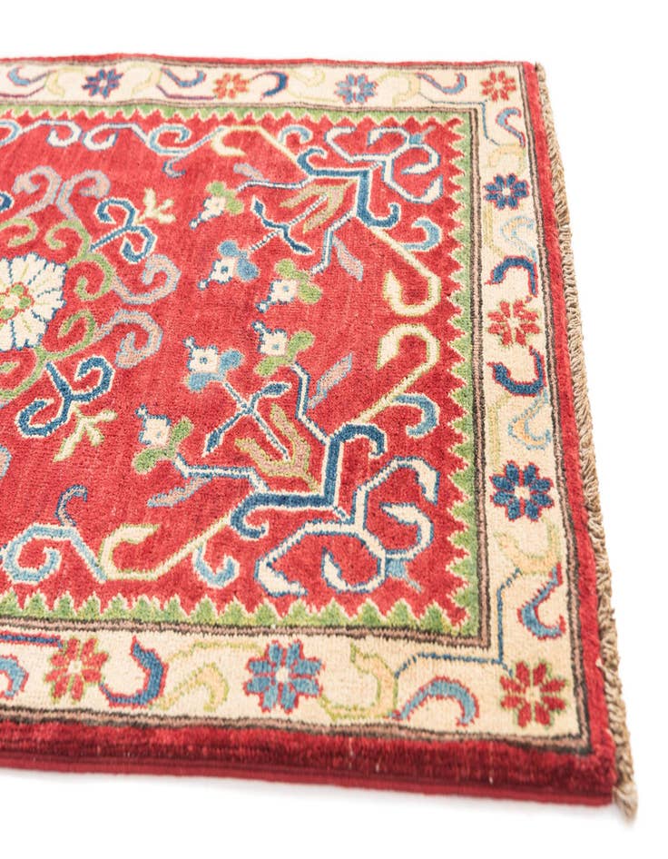 Detail image of  2' 9 x 4' 1  Hand Knotted Kazak Rug