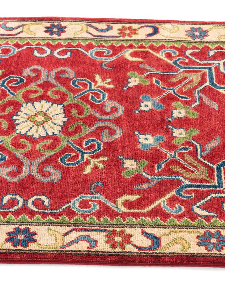 Detail image of  2' 9 x 4' 1  Hand Knotted Kazak Rug