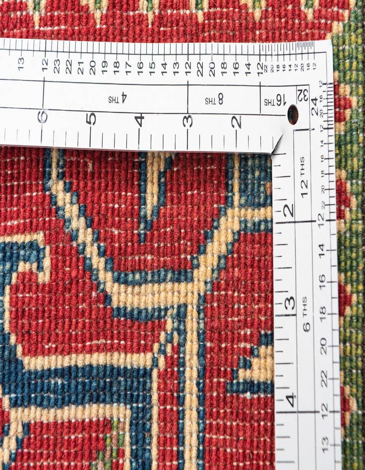 Detail image of  2' 9 x 4' 1  Hand Knotted Kazak Rug