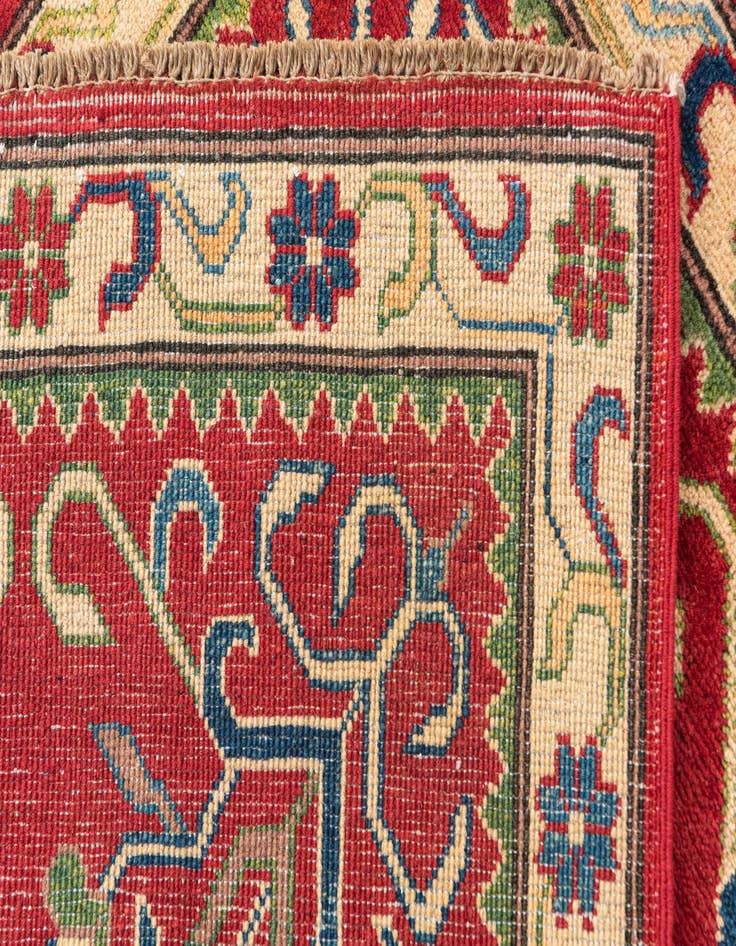 Detail image of  2' 9 x 4' 1  Hand Knotted Kazak Rug