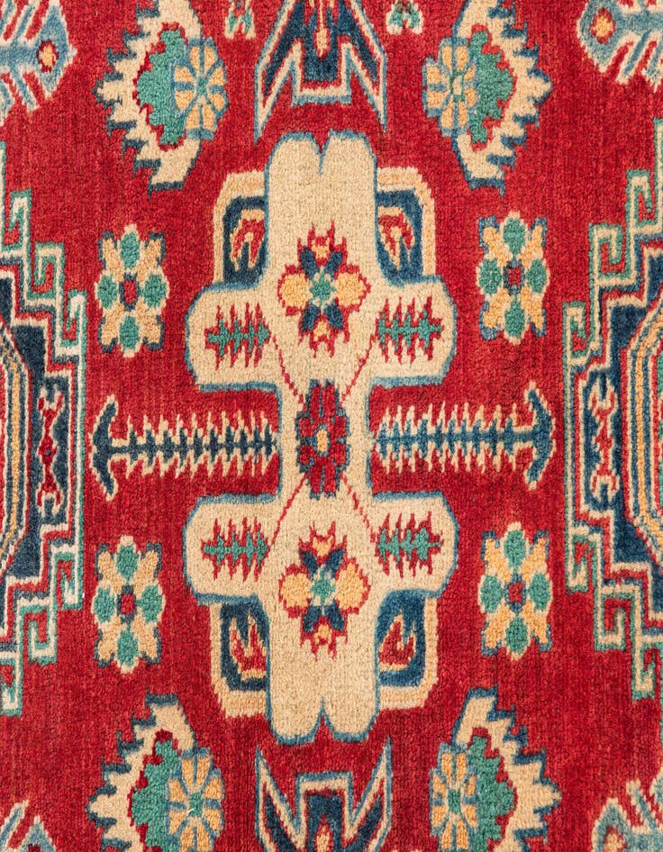 Detail image of  2' 8 x 4' 3  Hand Knotted Kazak Rug