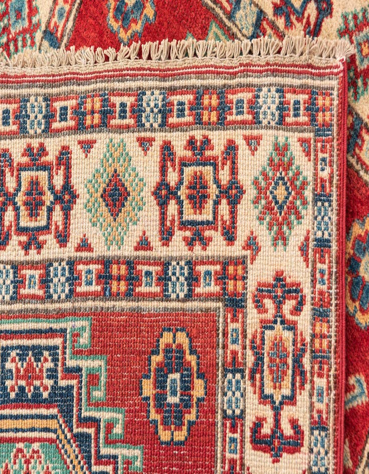 Detail image of  2' 8 x 4' 3  Hand Knotted Kazak Rug