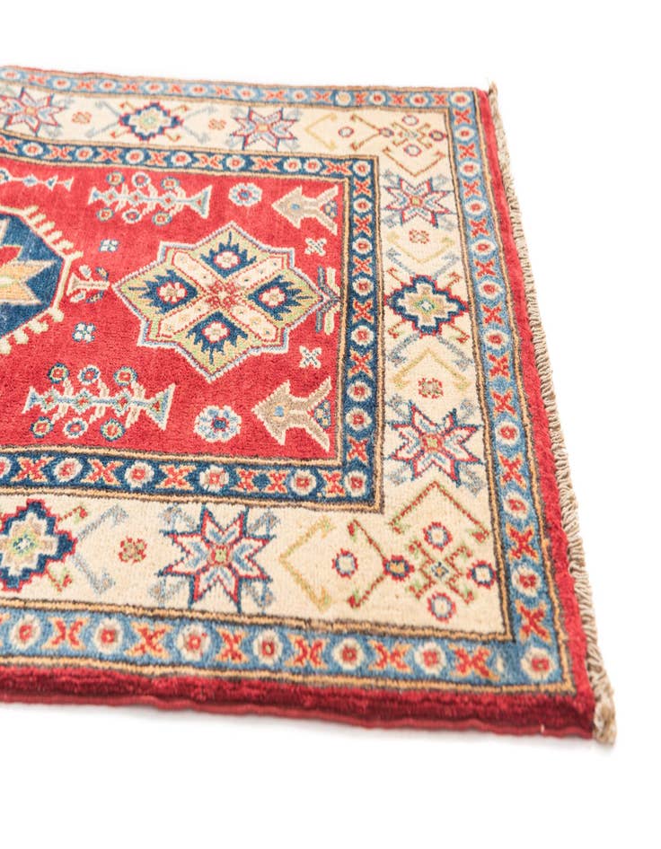 Detail image of  2' 8 x 4' 2  Hand Knotted Kazak Rug