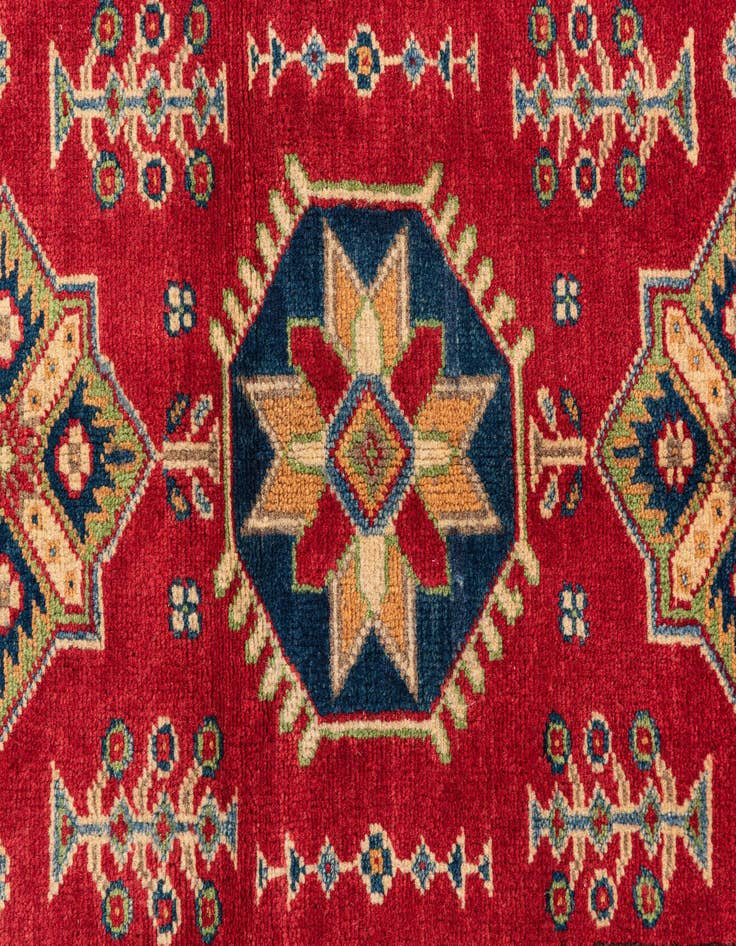 Detail image of  2' 8 x 4' 2  Hand Knotted Kazak Rug