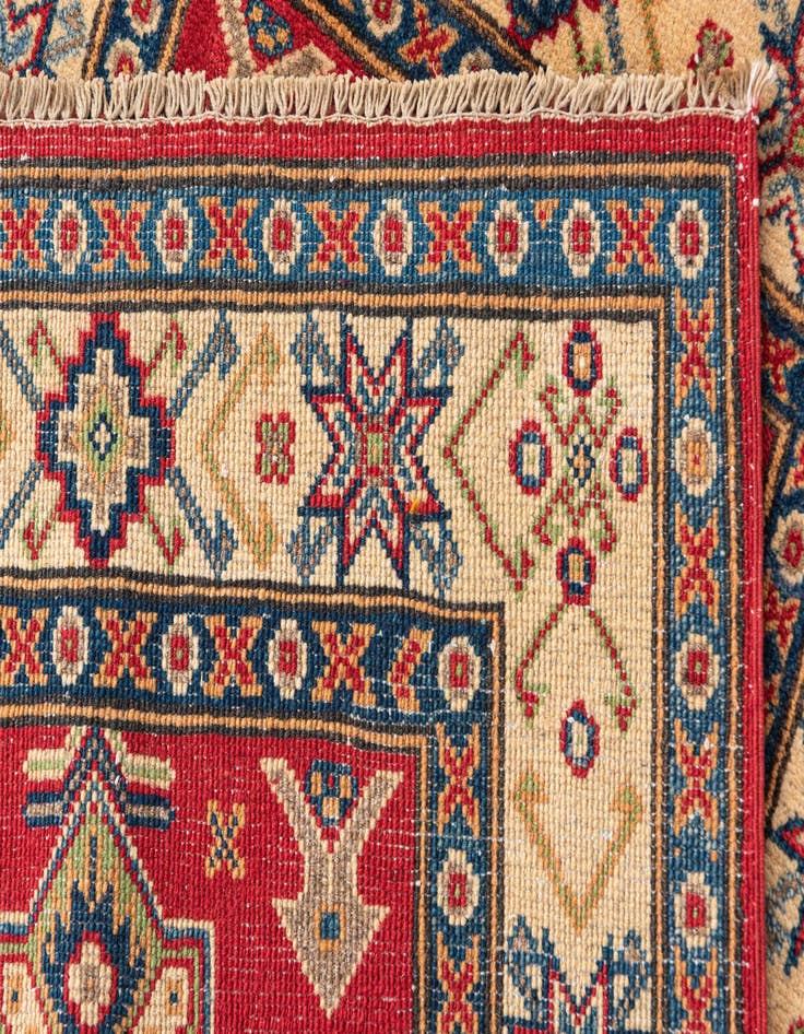 Detail image of  2' 8 x 4' 2  Hand Knotted Kazak Rug