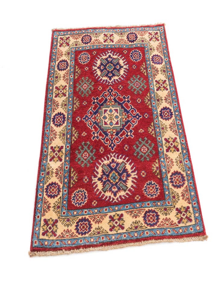 Detail image of  2' 9 x 3' 9  Hand Knotted Kazak Rug