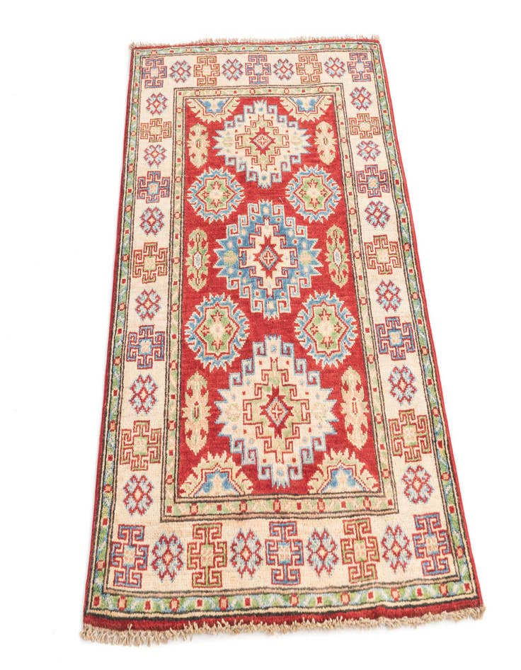 Detail image of  2' 8 x 4' 3  Hand Knotted Kazak Rug