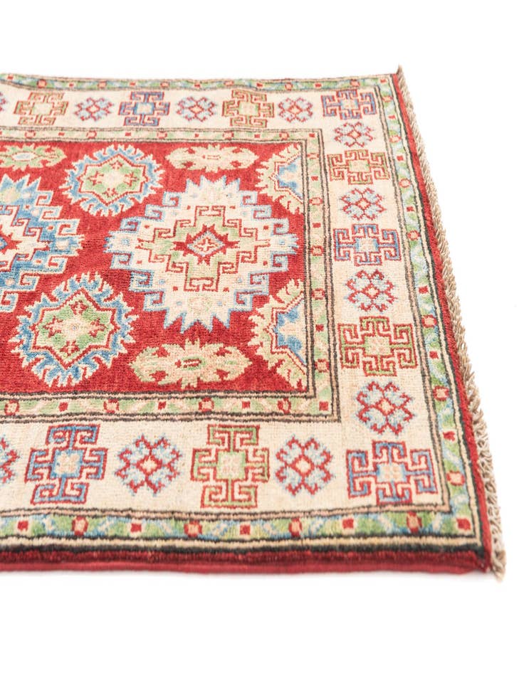 Detail image of  2' 8 x 4' 3  Hand Knotted Kazak Rug