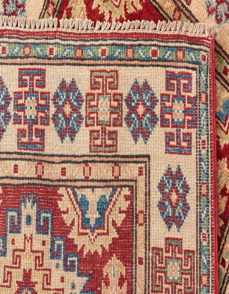 Detail image of  2' 8 x 4' 3  Hand Knotted Kazak Rug