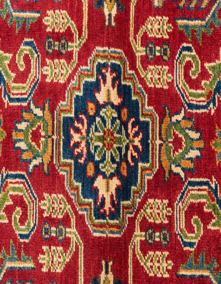Detail image of  2' 7 x 4' 4  Hand Knotted Kazak Rug