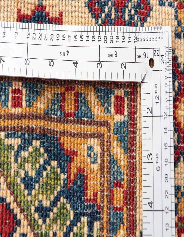 Detail image of  2' 7 x 4' 4  Hand Knotted Kazak Rug