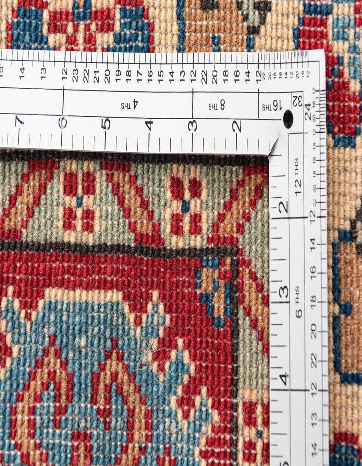 Detail image of  2' 10 x 4'  Hand Knotted Kazak Rug