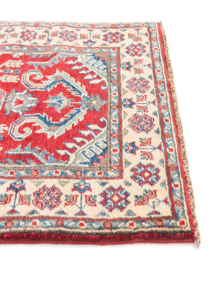 Detail image of  2' 8 x 4' 3  Hand Knotted Kazak Rug