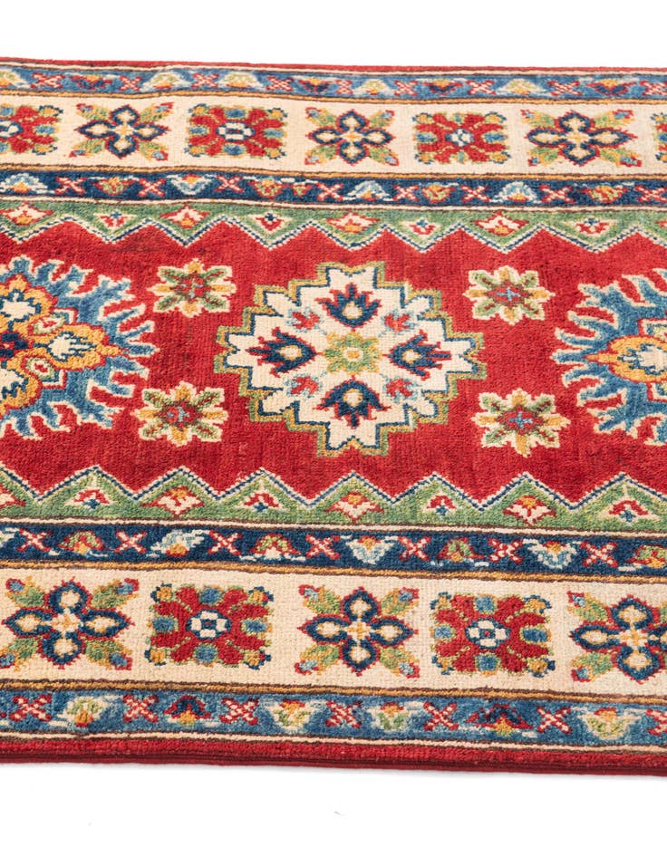 Detail image of  2' 9 x 4' 2  Hand Knotted Kazak Rug