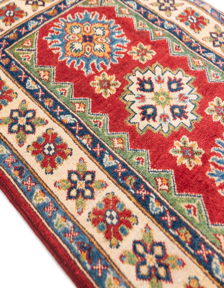 Detail image of  2' 9 x 4' 2  Hand Knotted Kazak Rug