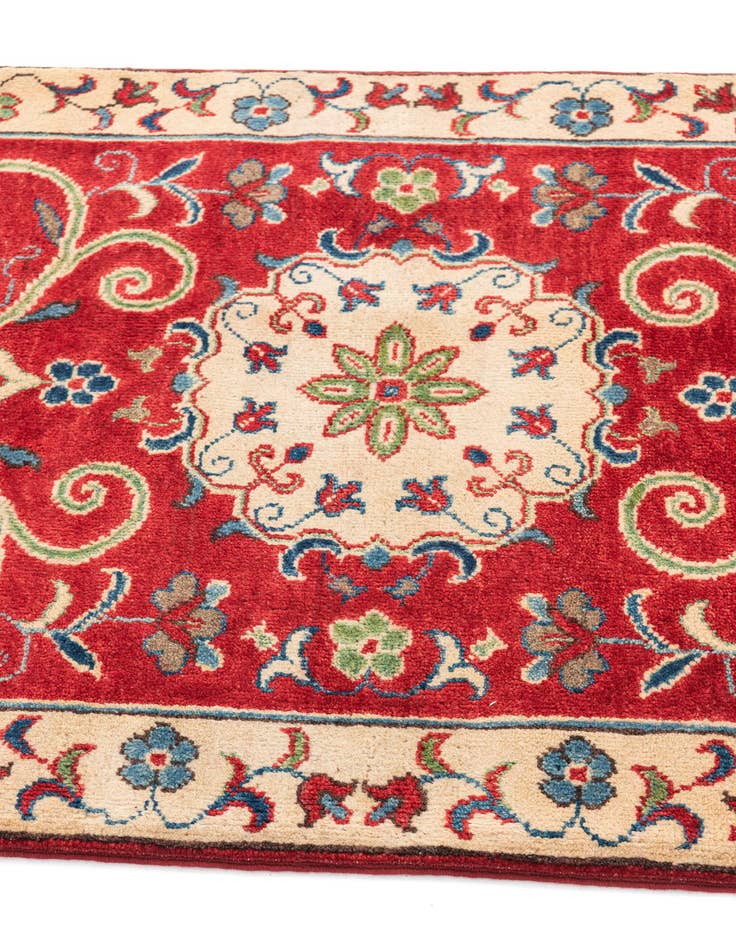 Detail image of  2' 10 x 4' 2  Hand Knotted Kazak Rug