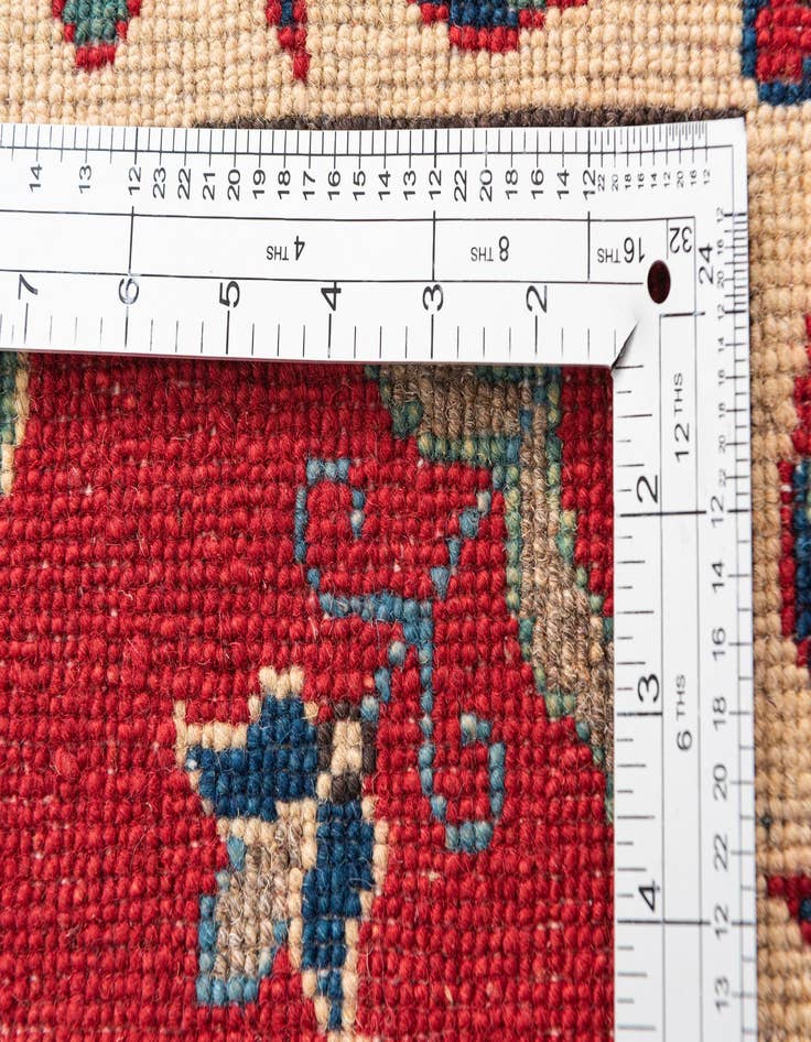 Detail image of  2' 10 x 4' 2  Hand Knotted Kazak Rug