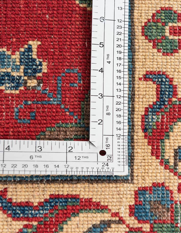 Detail image of  2' 9 x 4' 3  Hand Knotted Kazak Rug