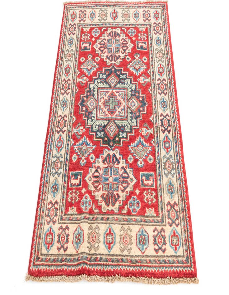 Detail image of  2' 8 x 4' 2  Hand Knotted Kazak Rug