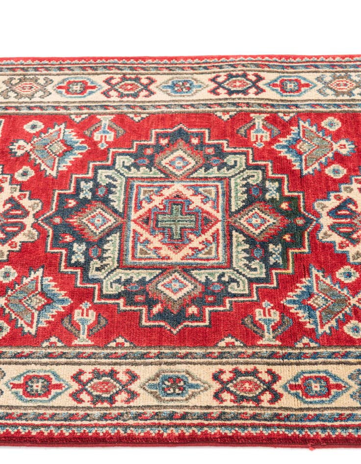 Detail image of  2' 8 x 4' 2  Hand Knotted Kazak Rug
