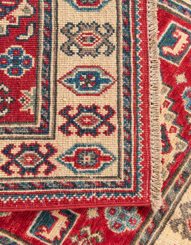 Detail image of  2' 8 x 4' 2  Hand Knotted Kazak Rug