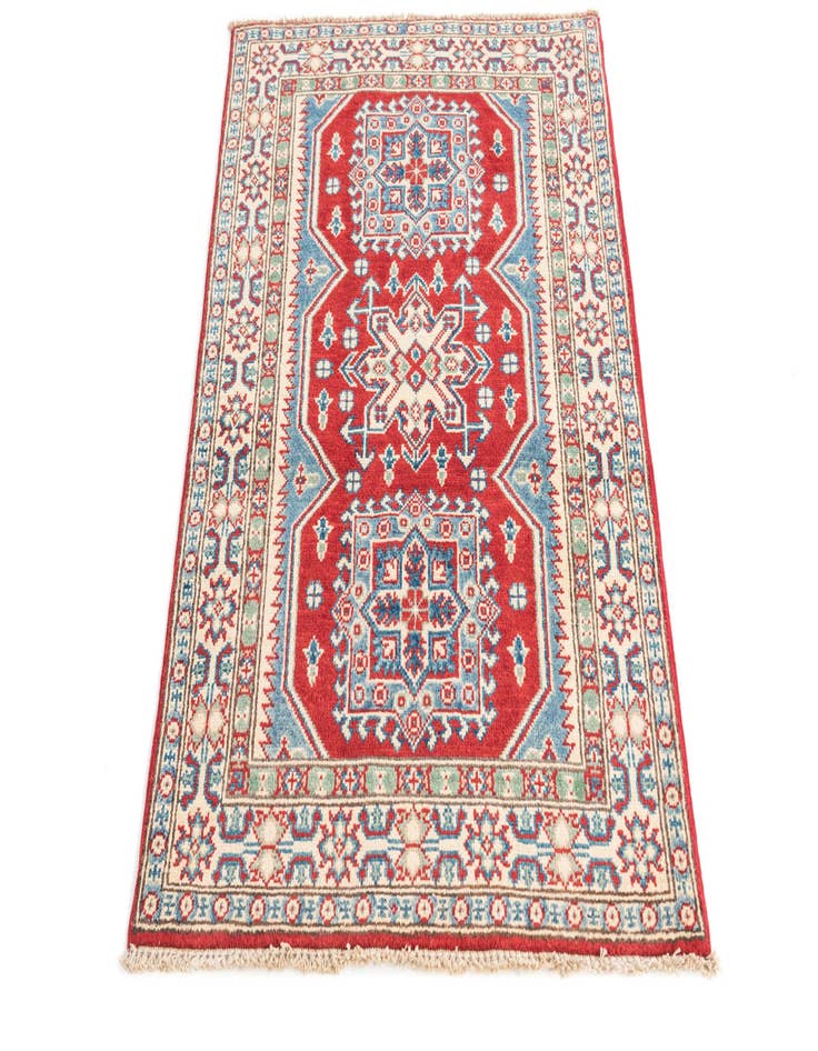 Detail image of  2' 9 x 4' 2  Hand Knotted Kazak Rug