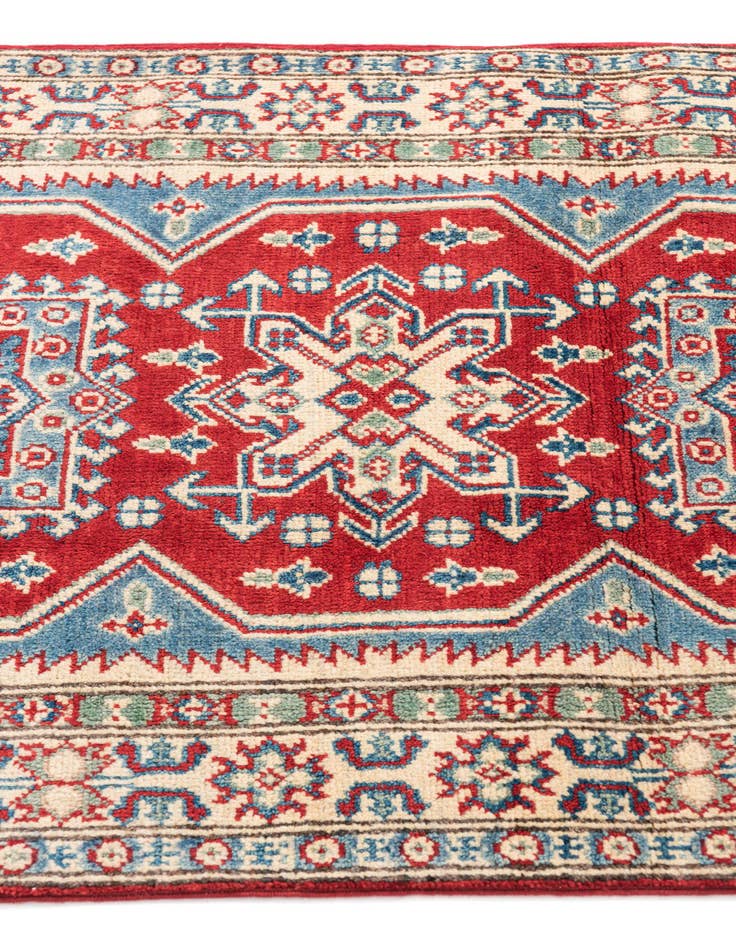 Detail image of  2' 9 x 4' 2  Hand Knotted Kazak Rug