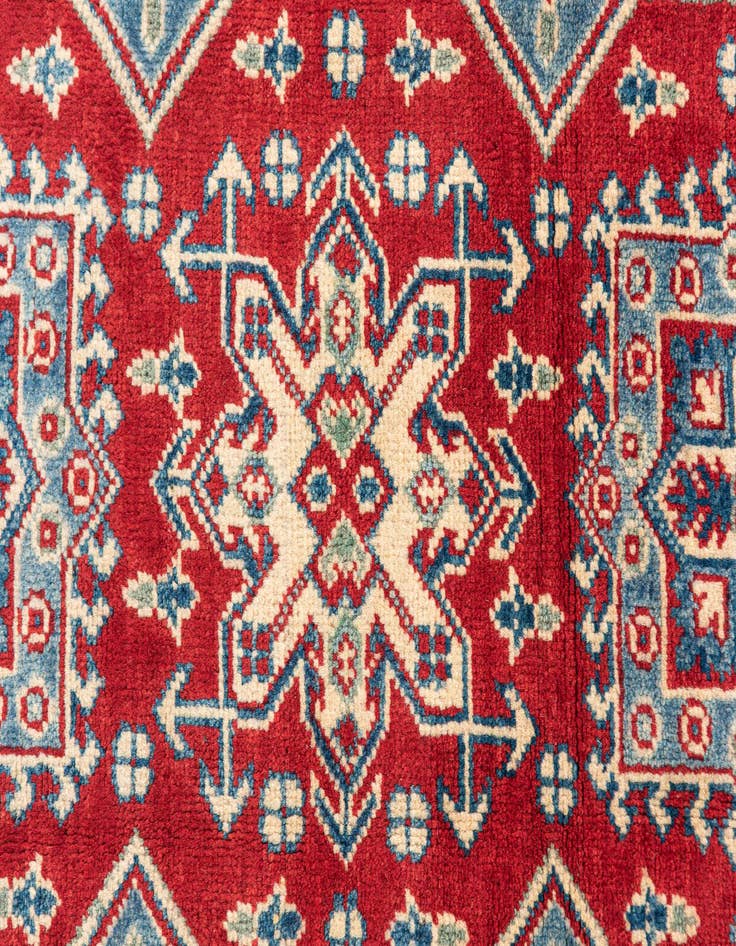 Detail image of  2' 9 x 4' 2  Hand Knotted Kazak Rug
