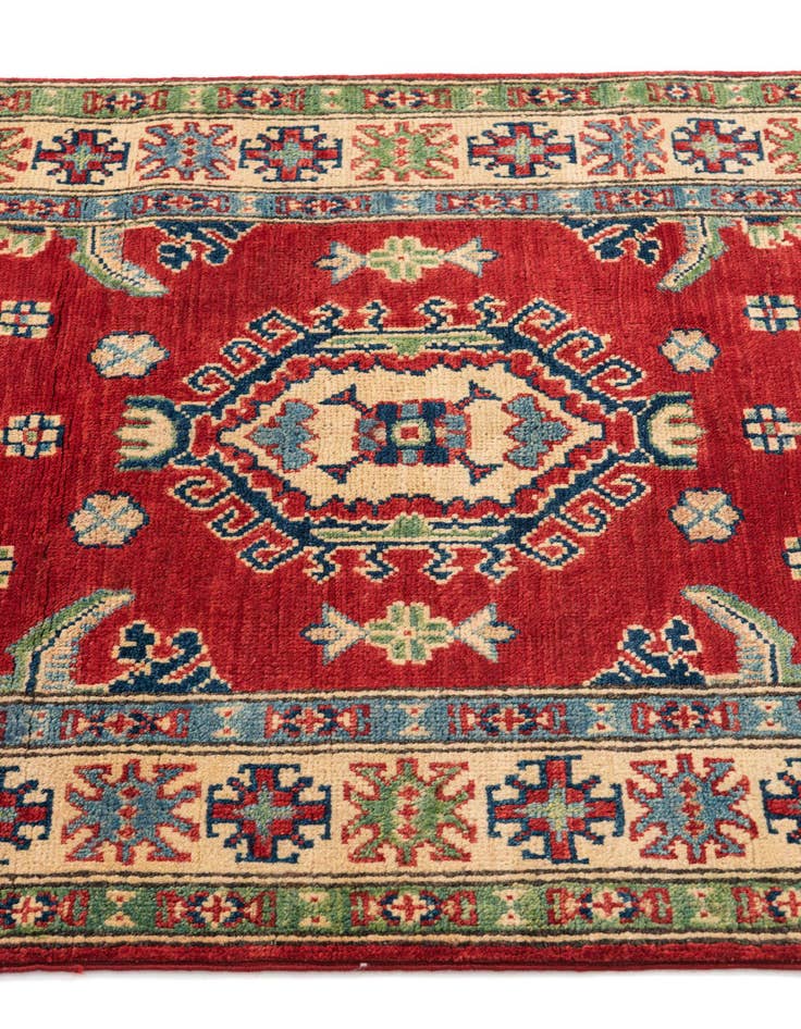 Detail image of  2' 10 x 4' 4  Hand Knotted Kazak Rug