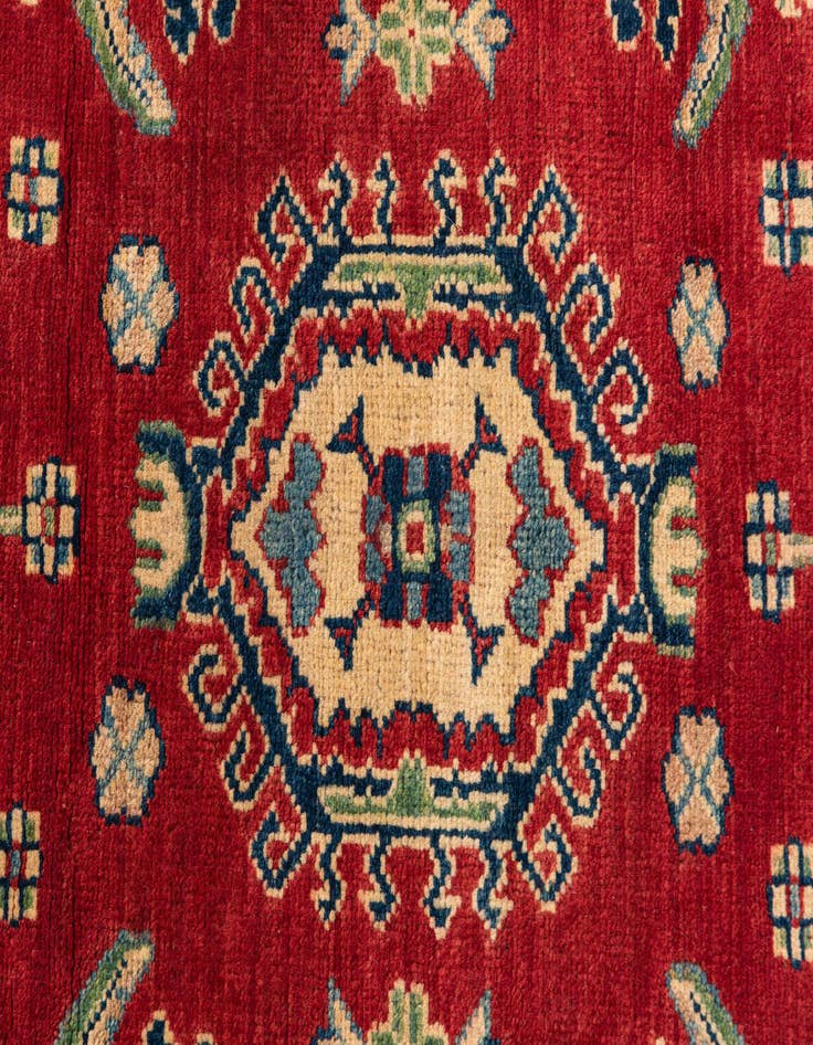 Detail image of  2' 10 x 4' 4  Hand Knotted Kazak Rug