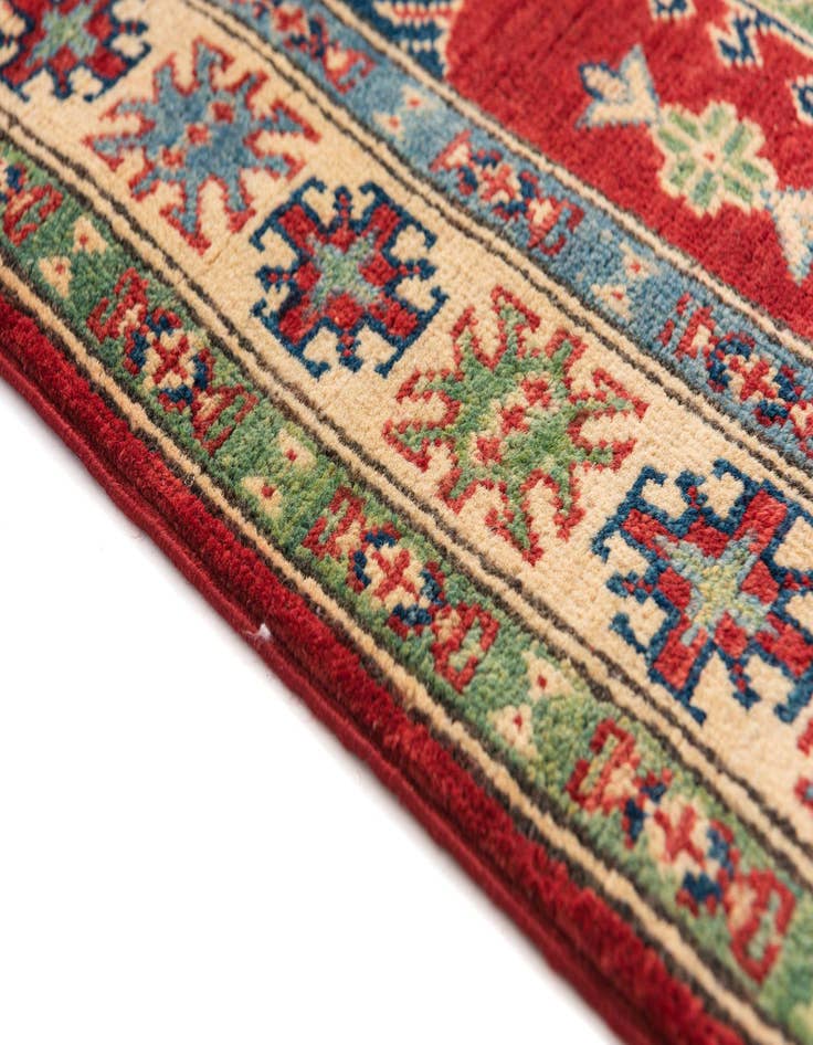 Detail image of  2' 10 x 4' 4  Hand Knotted Kazak Rug