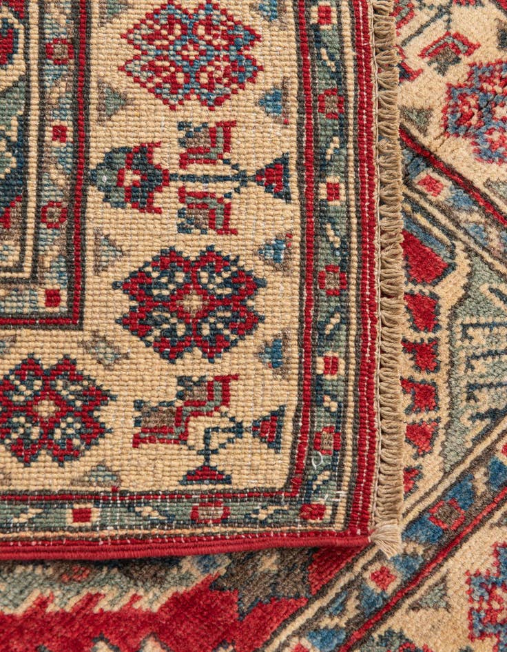 Detail image of  2' 8 x 4' 2  Hand Knotted Kazak Rug
