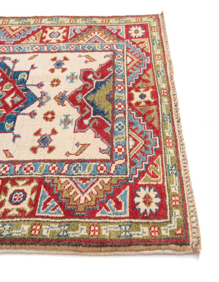 Detail image of  2' 8 x 4' 1  Hand Knotted Kazak Rug