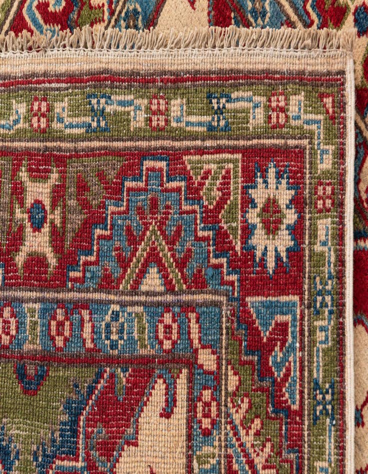 Detail image of  2' 8 x 4' 1  Hand Knotted Kazak Rug