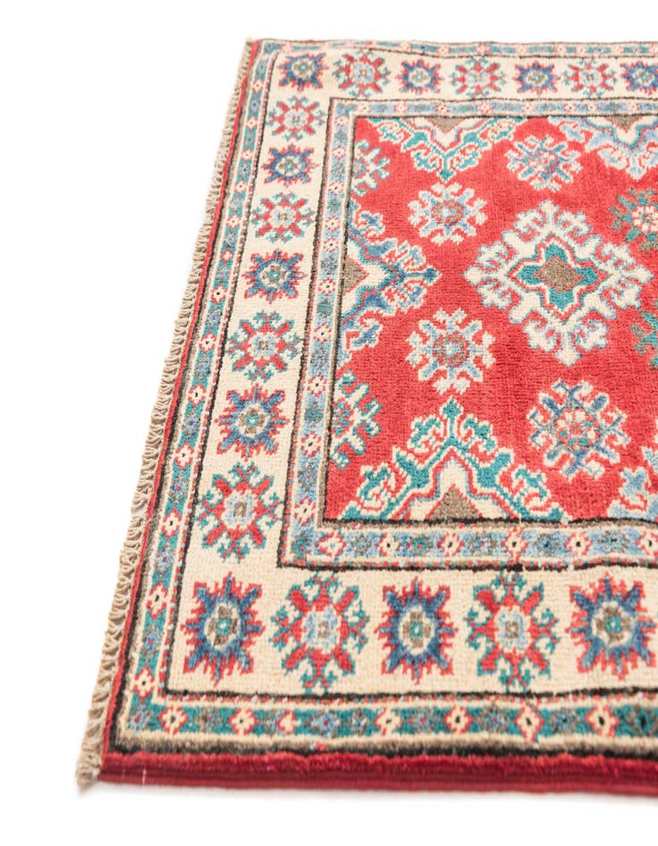 Detail image of  2' 8 x 4'  Hand Knotted Kazak Rug