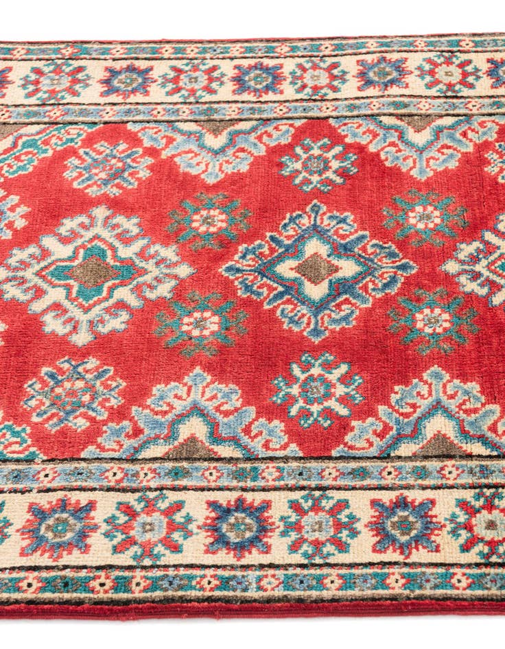 Detail image of  2' 8 x 4'  Hand Knotted Kazak Rug
