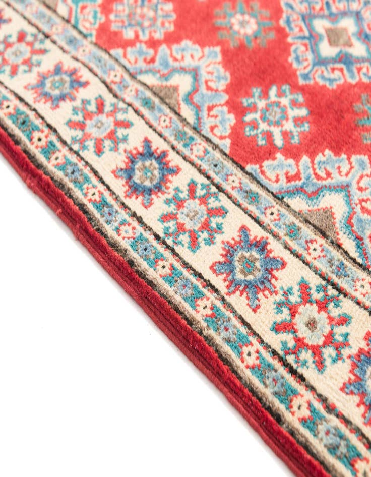 Detail image of  2' 8 x 4'  Hand Knotted Kazak Rug